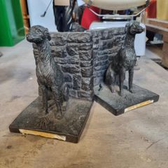 Irish Wolfhound Bookends Pair KAS1382