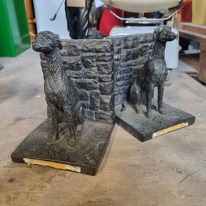 Irish Wolfhound Bookends Pair KAS1382