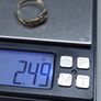 Vintage 9ct Gold Belt Buckle Ring Size 58 Image 8