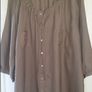 Jeffrey and Paula Dark beige plus size blouse size UK24 EU52 Postage included Image 2