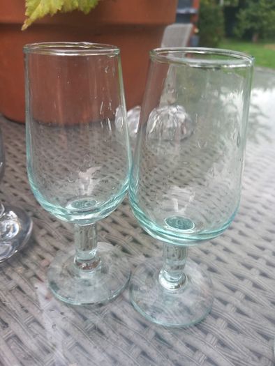 7 x antique glasses, bought in Vienna, no damage, D18