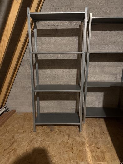 2 steel shelfs