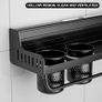 BRAND NEW Kitchen Organizer Wall-mounted Spices Space Shelf Aluminum Multifunction Organizer Rack for Spice Image 4