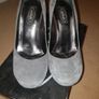 Schuh grey suede high heels uk4 Image 2