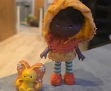 Orange Blossom Doll Friend with Butterfly Marmalade pet but complete outfit HTF AGC Kenner A.G.C same era as MLP G1 My Little Pony
