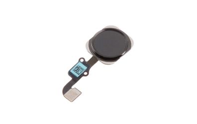 For iPhone 6 / iPhone 6 Plus Home Button Fingerprint Touch ID Flex Cable Black - FHT20IPHB