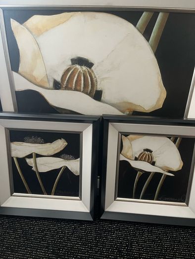 paintings and mirror