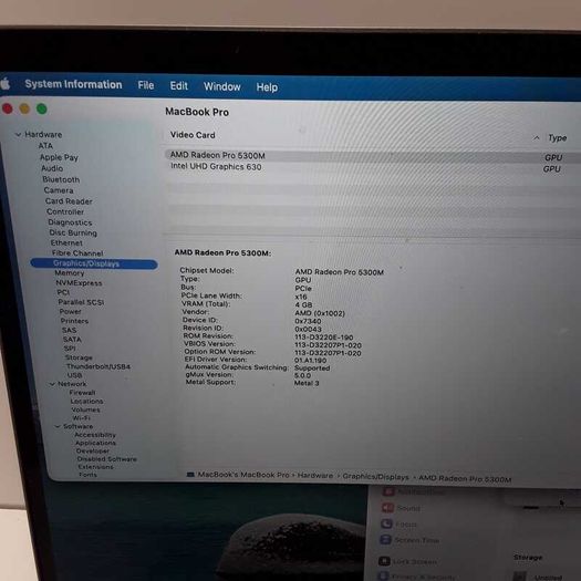 Apple MacBook Pro 16" (2019) Keyboard Danish | Intel Core i7 6-Core | 16GB RAM | 1TB SSD