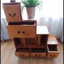 Unique wooden tiered storage / drawer unit / cabinet Image 2