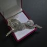 Art Deco Celtic Style Horse Silver Tone Galloping Horse Brooch Shawl Pin Image 3