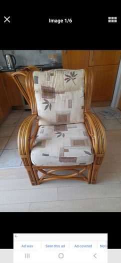Bamboo conservatory furniture set