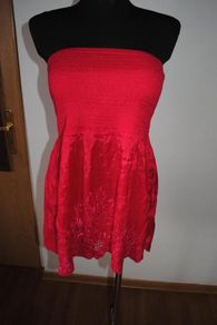 BNWT New Look Inspire Pink embellished Hem Boob Tube size UK18 EUR46 Postage included