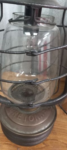 Antique French electric lantern works