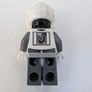100% Lego Star Wars Minifigure  AT-AT Driver Red Imperial Logo Bluish Grays Black Head Image 2