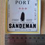 Vintage Sandeman Port half bottle label Image 2
