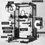 Multifunctional squat, smith and dual cable machine (new) Image 3