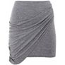 H & M Asymmetrical Grey Mini Skirt Size14 Image 2