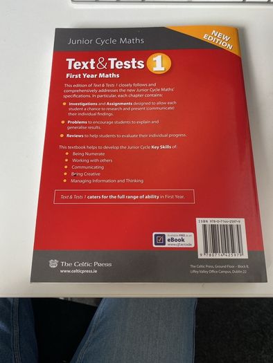 Text & Tests 1 Maths Book