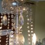 Murano Glass 6 Arms Chandelier Vintage 1960 Image 2