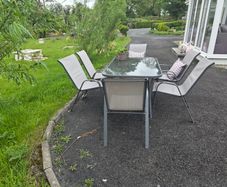 6 Seater Garden Patio Set Table & Reclining Chairs