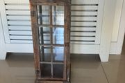 Very Tall Floor Standing Rustic Wooden Candle Holder