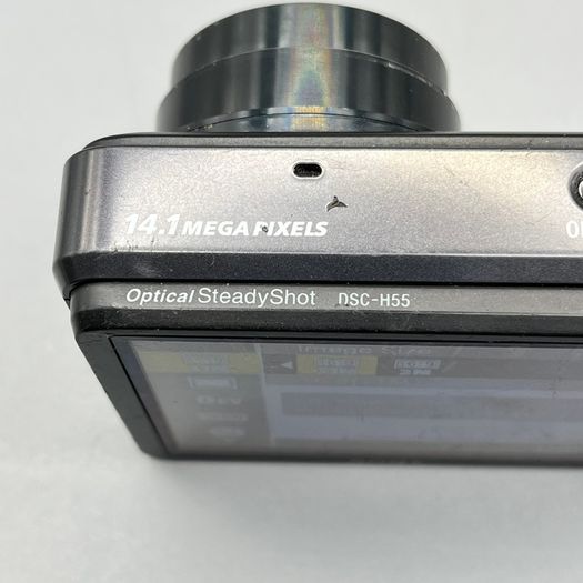 Sony Cybershot DSC-H55 Digital Camera 14MP 10x Zoom Black + SD