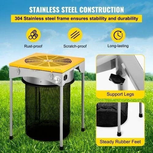 45.7 cm Table Hydroponic 3 Speed Electric Leaf Bud Trimmer Trim Reaper W/ 6 Extra Blades