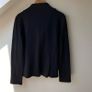 Saint + Sofia Black Cotton Biker Jacket Image 8