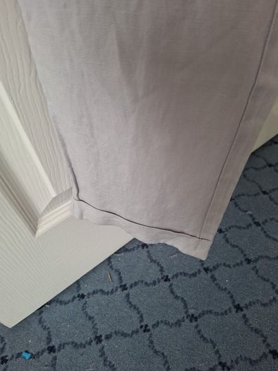 NWT Light Grey Linen blend Trousers Size 10