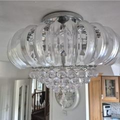 Cieling mounteted 5 Lamp Chandelier
