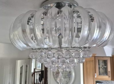 Cieling mounteted 5 Lamp Chandelier
