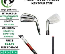Titleist T100 2019 Wedge Aw 50 Degree / Kbs Tour Stiff