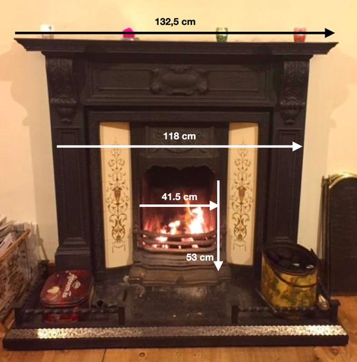 Entire fireplace