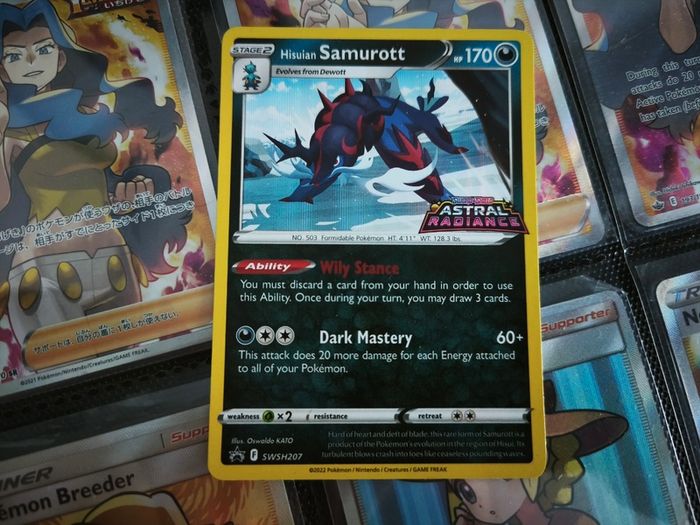 Hisuian Samurott Promo Astral Radiance Stamp 2022 Pokemon Card For Sale ...