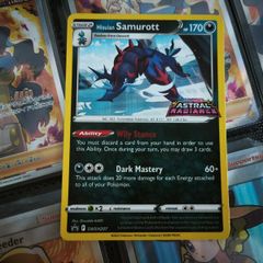 Hisuian Samurott ! Promo ! Astral Radiance Stamp ! 2022 ! Pokemon Card !