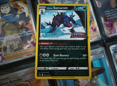 Hisuian Samurott ! Promo ! Astral Radiance Stamp ! 2022 ! Pokemon Card !
