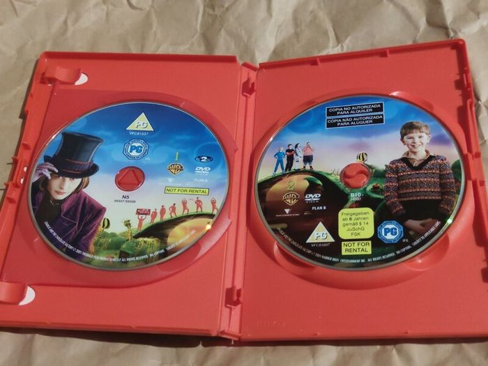 Charlie and the Chocolate Factory 2 disc Dvd