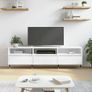 TV Cabinet White 150x30x44.5 cm Engineered Wood Image 2