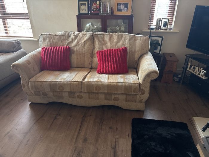 Sofa bed and 2 armchairs