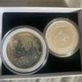 2oz  silver . 999 Britannia and Fiji coins Image 2