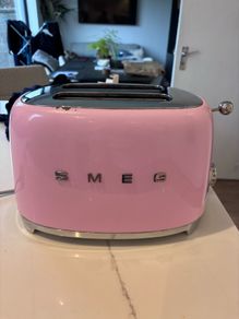 pink SMEG toaster