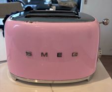 pink SMEG toaster