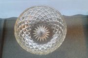 Vintage 60's/70's Large Diamond Crystal Dessert/Cut Salad/Vegetable Serving Bowl