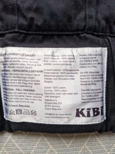 KIBI soft structured baby carrier