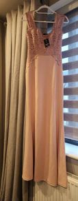 new pink evening dress