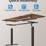 120 x 60cm Sit Stand Electric Home Office Desk with Memory Smart Pannel Image 8