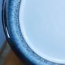 Denby Halo Wide Rimmed Dinner Plate Set of 4 Wide Rim Dinner Plates. Image 2