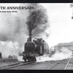 1998 Isle of Man 125th Anniversary of Isle of Man Railway Steam locomotives Commemorative Stamps Presentation Pack