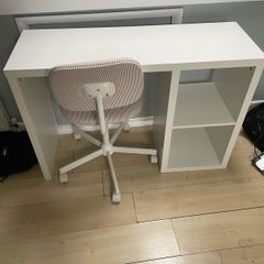 White IKEA Desk