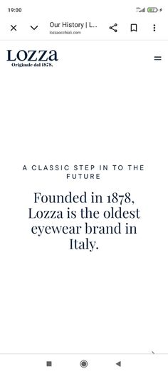 High end Italian made,Lozza prescription glasses